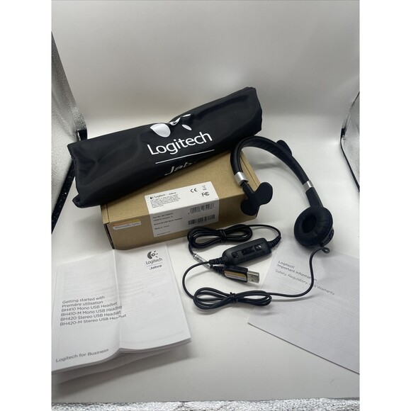 Logitech BH410-M Jabari USB Mono Headset New - Picture 3 of 6
